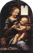 LEONARDO da Vinci Benois Madonna France oil painting artist